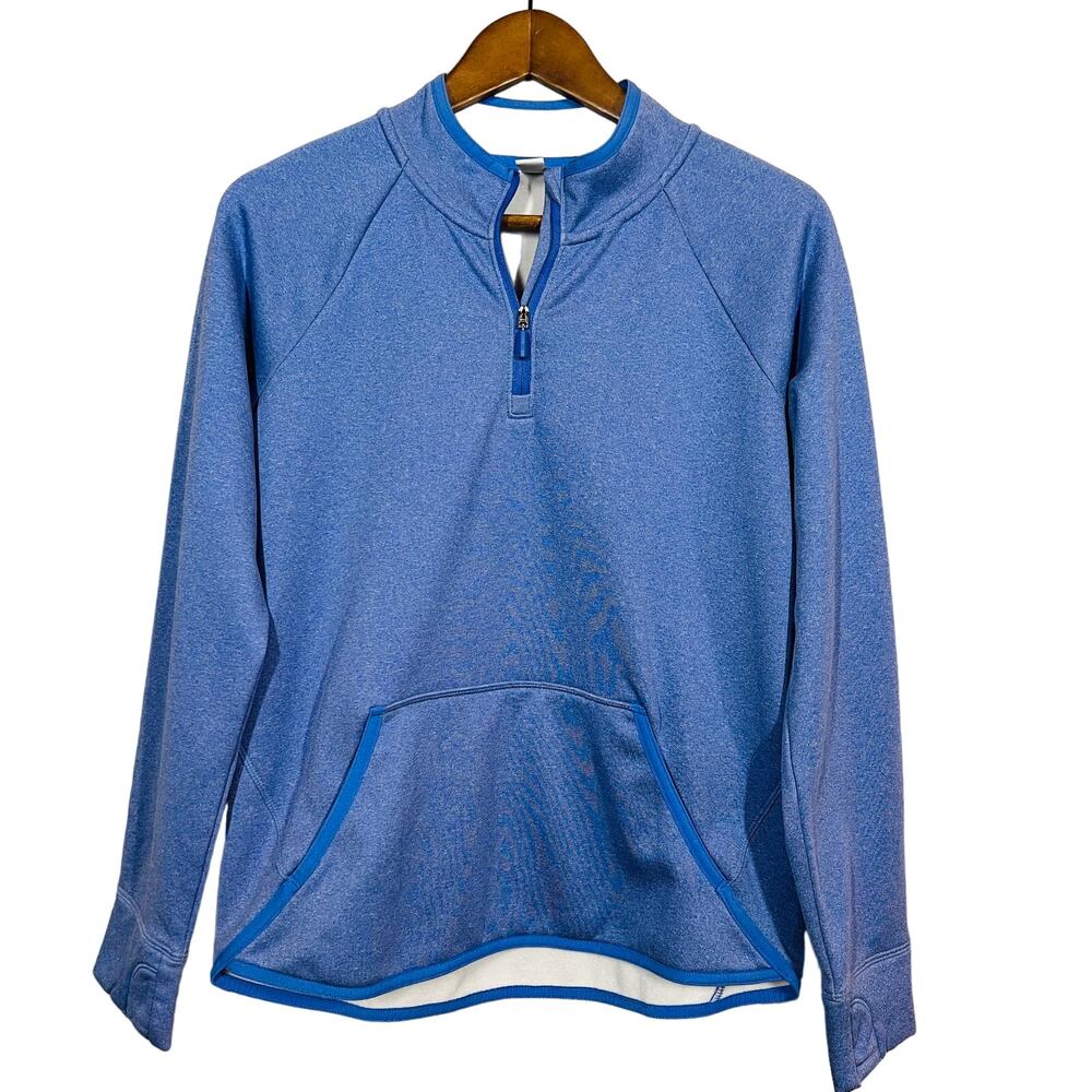 Athleta Girl High Neck Sweatshirt Long Sleeve Purple - XXL